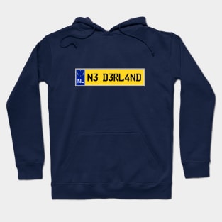 Netherlands car license plate Hoodie